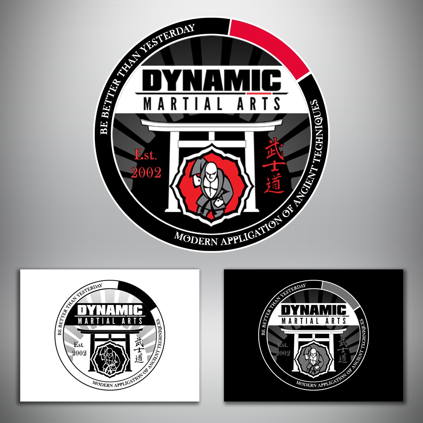 Dynamic Martial Arts logo designed by Gen One Design