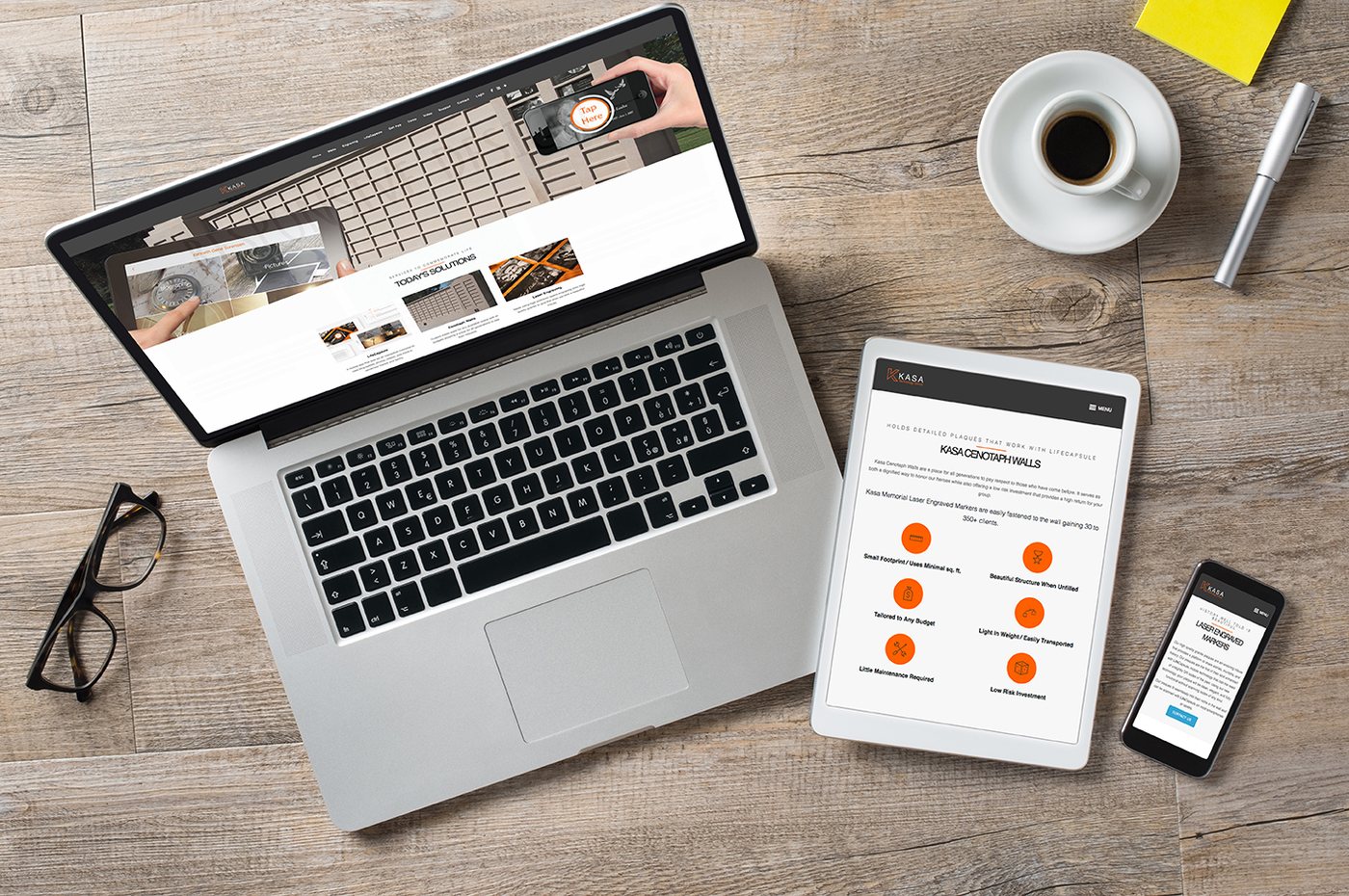 Kasa Technology Group website designed by Gen One Design