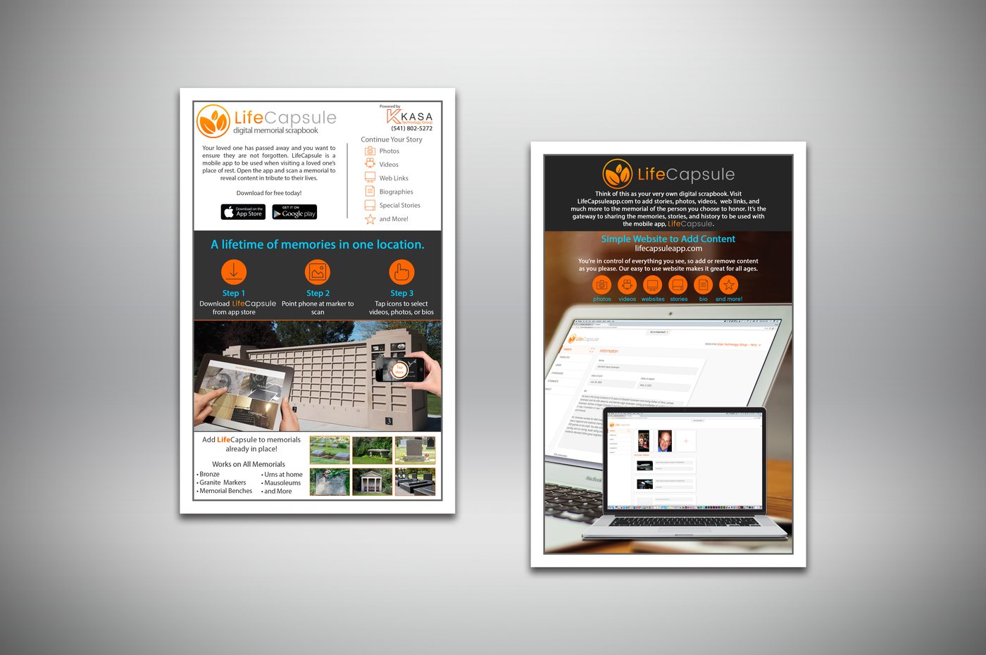 LifeCapsule Flyers flyer designed by Gen One Design